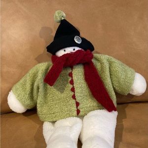 Woof & Poof plush snowman 2002